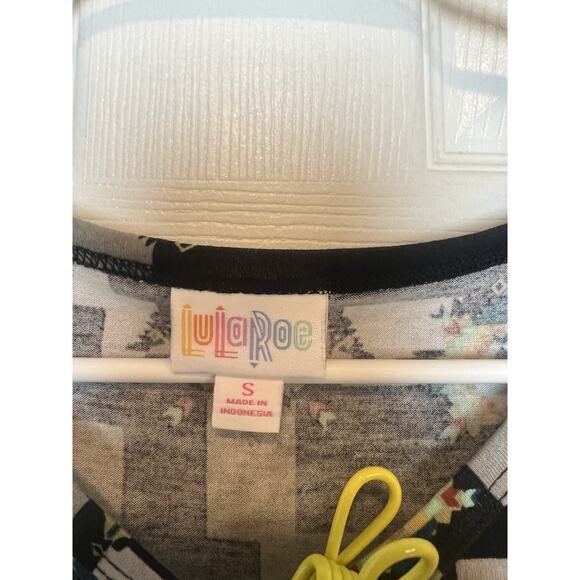 LuLaRoe Julia Dress Size Small NWT Black White Tribal Bodycon Fast Shipping - Picture 4 of 8